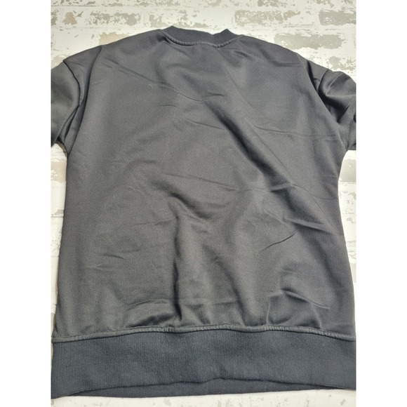 Christmas Tree Crew Neck Sweatshirt Women's Small Black - Picture 2 of 6